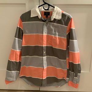 American Eagle Outfitters Slim Fit Striped Button Down